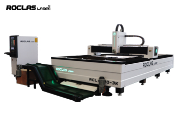  Fiber laser cutting machine RCL4020-3K with Waste conveying system